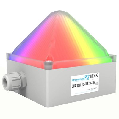 Sygnalizator optyczny RGB, QUADRO LED-RGB-3G/3D, 24 V DC, 21109638009