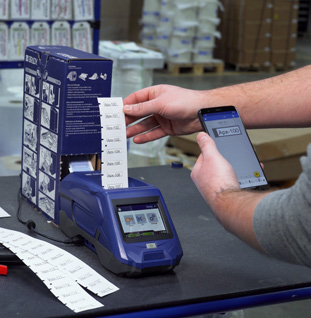 Express Labels - mobilna aplikacja Brady do projektowania etykiet na smartfonie i drukarkach przenośnych