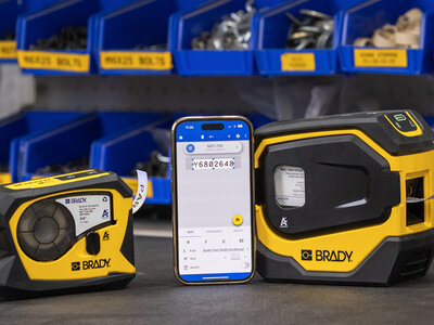 Express Labels - mobilna aplikacja Brady do projektowania etykiet na smartfonie i drukarkach przenośnych