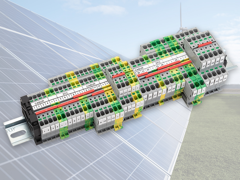 Złączki na szynę DIN Cabur - niezawodność w rozdzielnicach przemysłowych