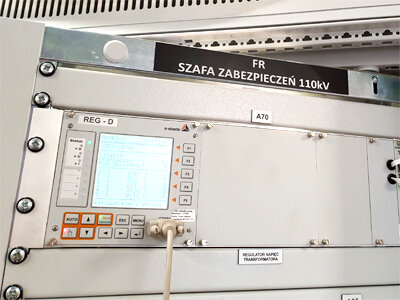 Regulator REG-D 65 MVA 110 kV - wdrożenie konfiguracji, systemu sterowania i nadzoru dla GPO Wielowieś