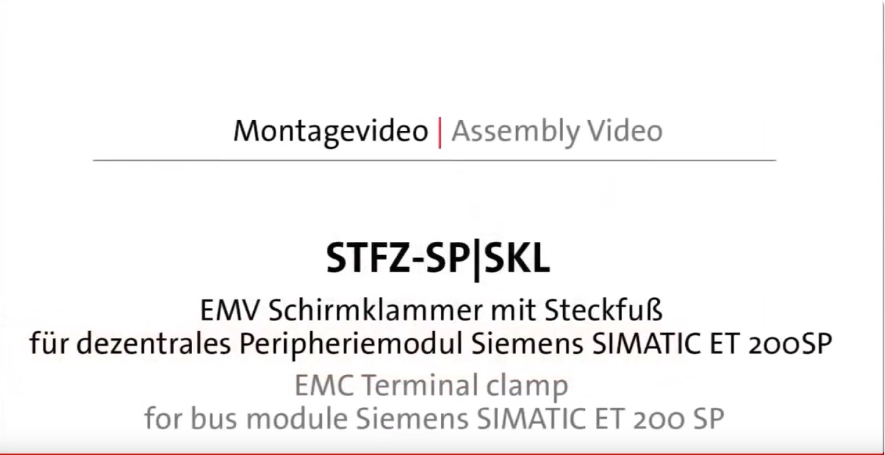 Klamra uziemiająca EMC STFZ-SP/SKL | Montaż | icotek