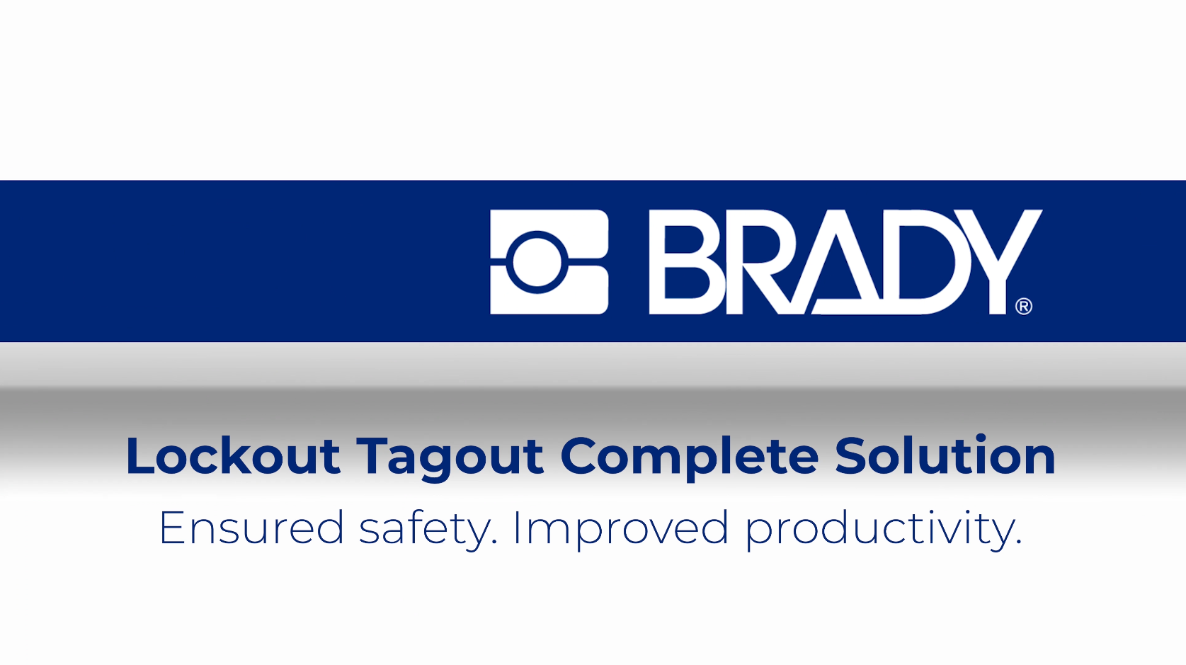 BRADY Lockout/Tagout – system blokad bezpieczeństwa LOTO