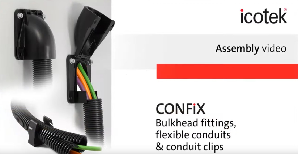Montaż mocowania panelowego CONFiX | icotek
