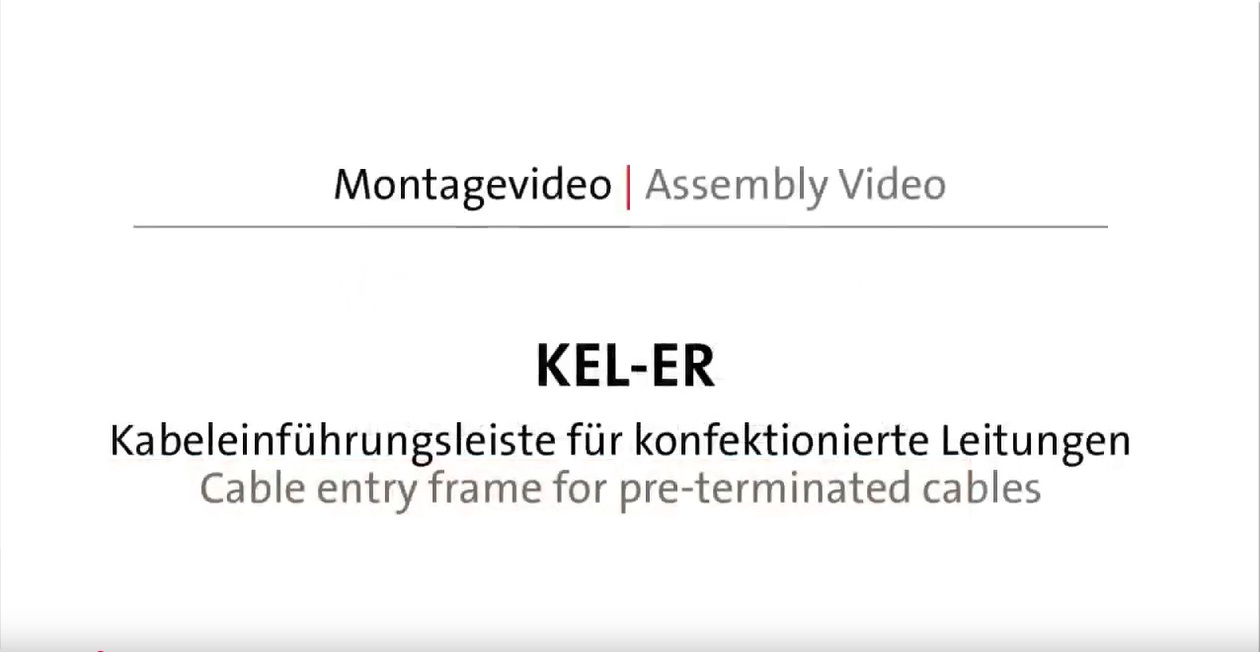Montaż ramy przepustowej KEL-ER | icotek