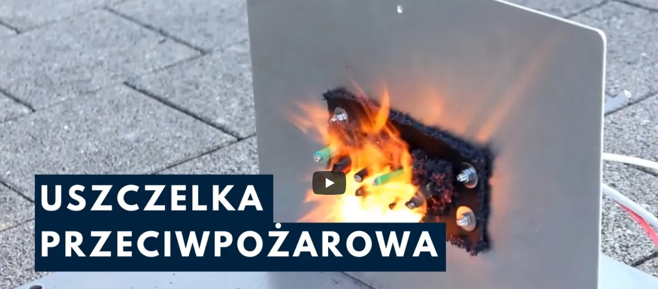 Uszczelka przeciwpożarowa Icotek IFPS – ochrona przepustów kablowych