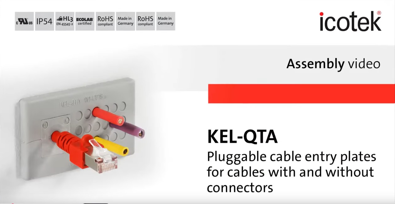 Przepust kablowy dzielony KEL-QTA | icotek