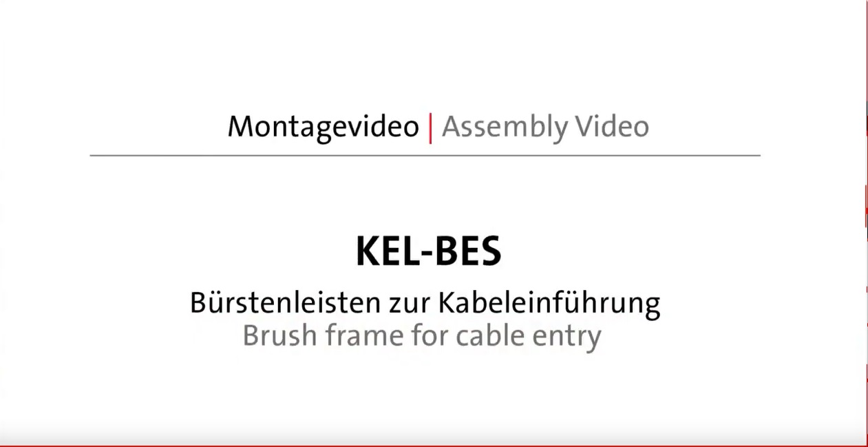 Przepust kablowy szczotkowy KEL-BES | icotek