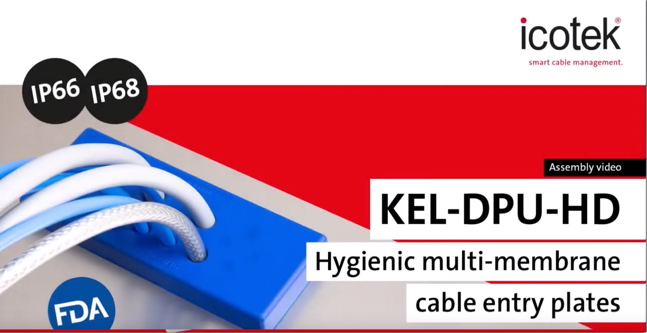 Przepust kablowy niedzielony KEL-DPU-HD | Montaż | icotek