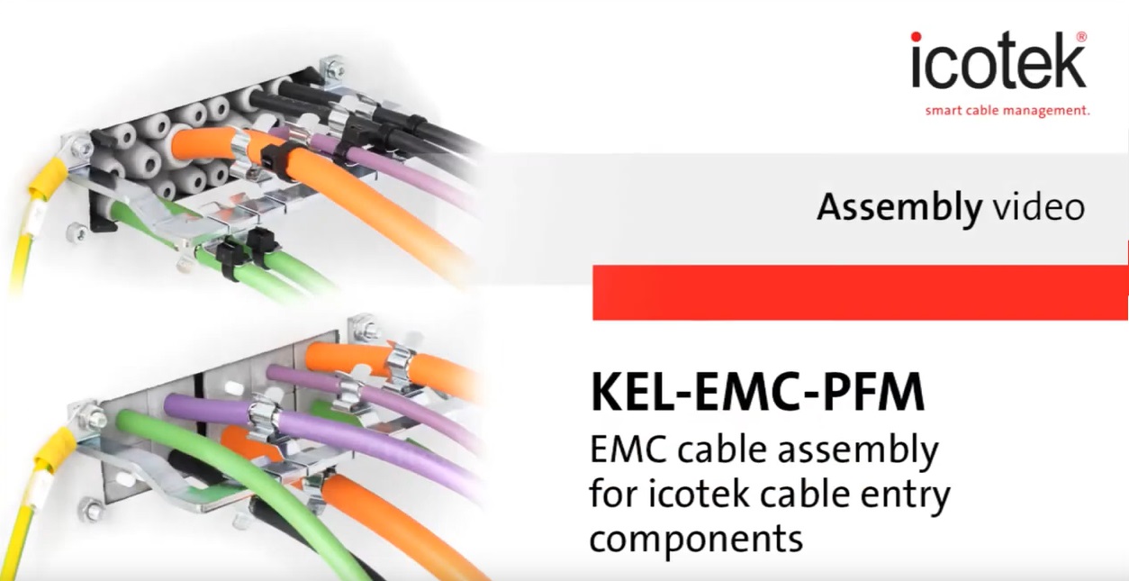 Uchwyt uziemiający EMC KEL-EMC-PFM | icotek