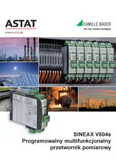 Przetwornik pomiarowy SINEAX V604s