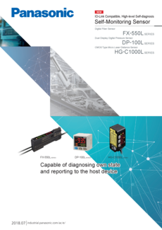 Laserowe czujniki odległości - seria FX-550L, DP-100L, HG-C1000L