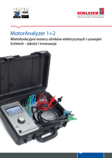 MotorAnalyzer 1+2. Wielofunkcyjne testery silników elektrycznych i uzwojeń.