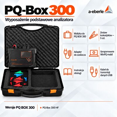 Przenośny analizator parametrów jakości energii PQ-Box 300, R0
 - zdjęcie dodatkowe