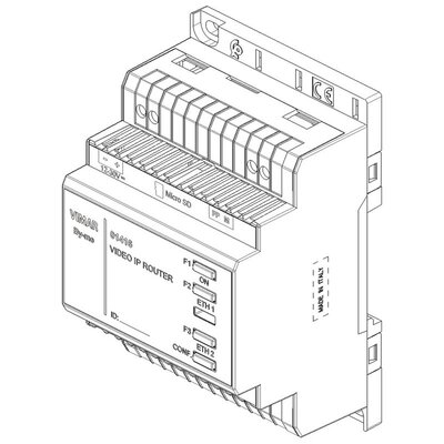 Bramka wideodomofonowa IP, 01416 - schemat