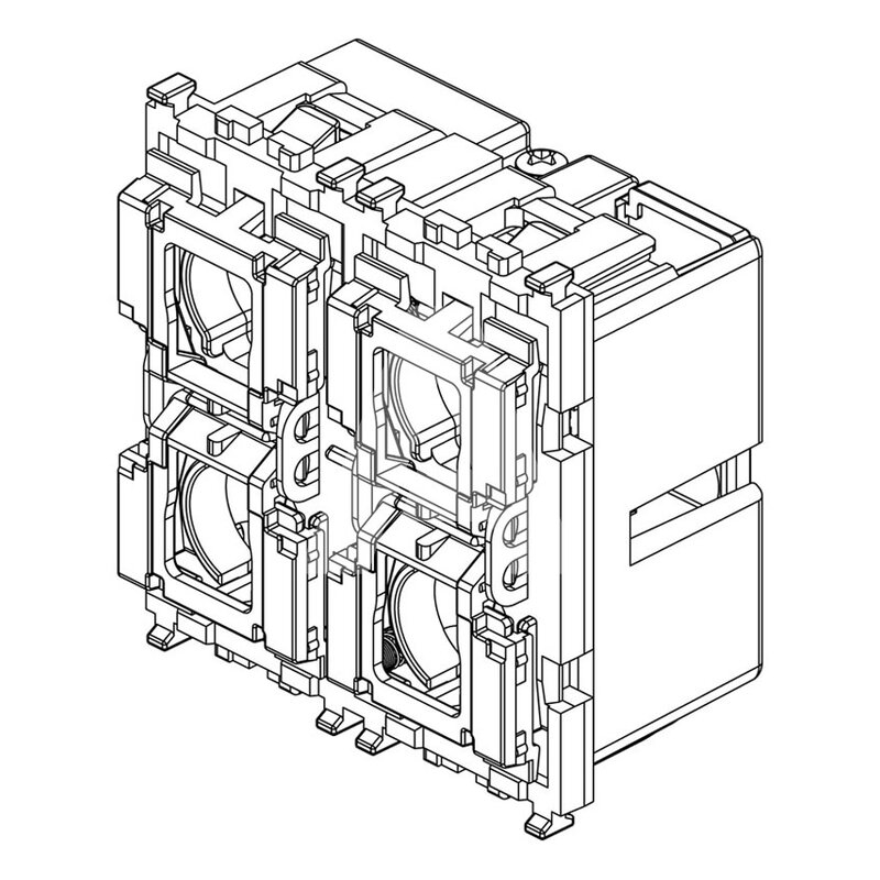 4-przyciskowe sterowanie KNX, 01480 - schemat