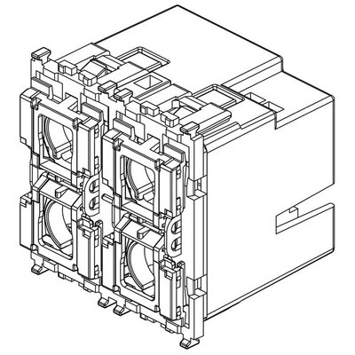 4-przyciskowe sterowanie KNX, 01488 - schemat