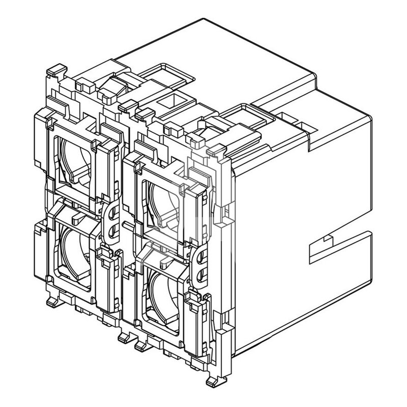 4-przyciskowe sterowanie KNX, 01488 - schemat