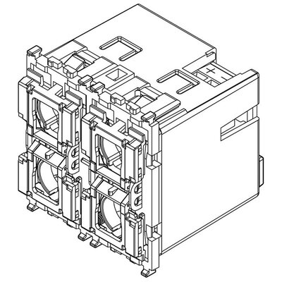 4-przyciskowe sterowanie KNX, 01489 - schemat
