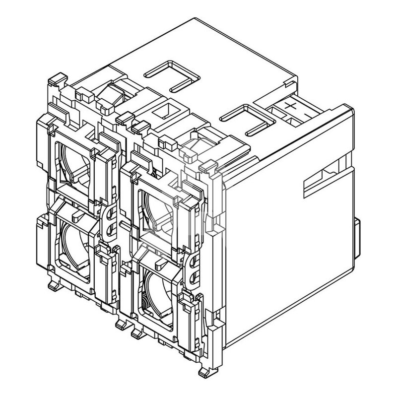 4-przyciskowe sterowanie KNX, 01489 - schemat