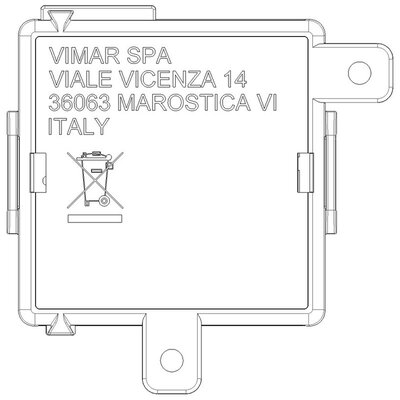 Moduł sterujący IoT, 03982 - schemat tył
