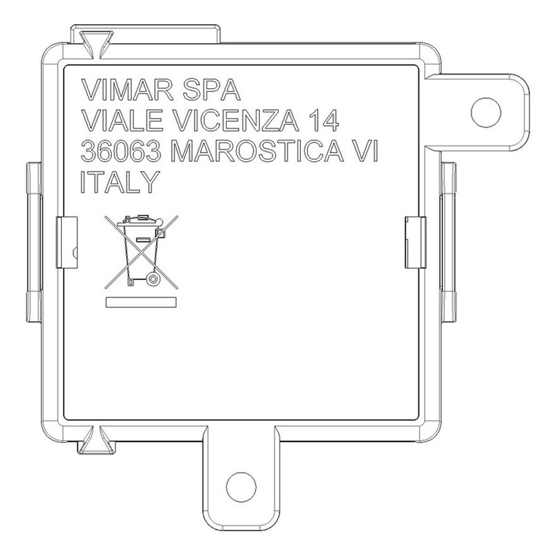 Moduł sterujący IoT, 03982 - schemat tył