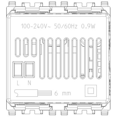 Bramka automatyki, 20597.N - schemat tył