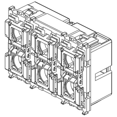 6-przyciskowe sterowanie KNX, 01585 - schemat