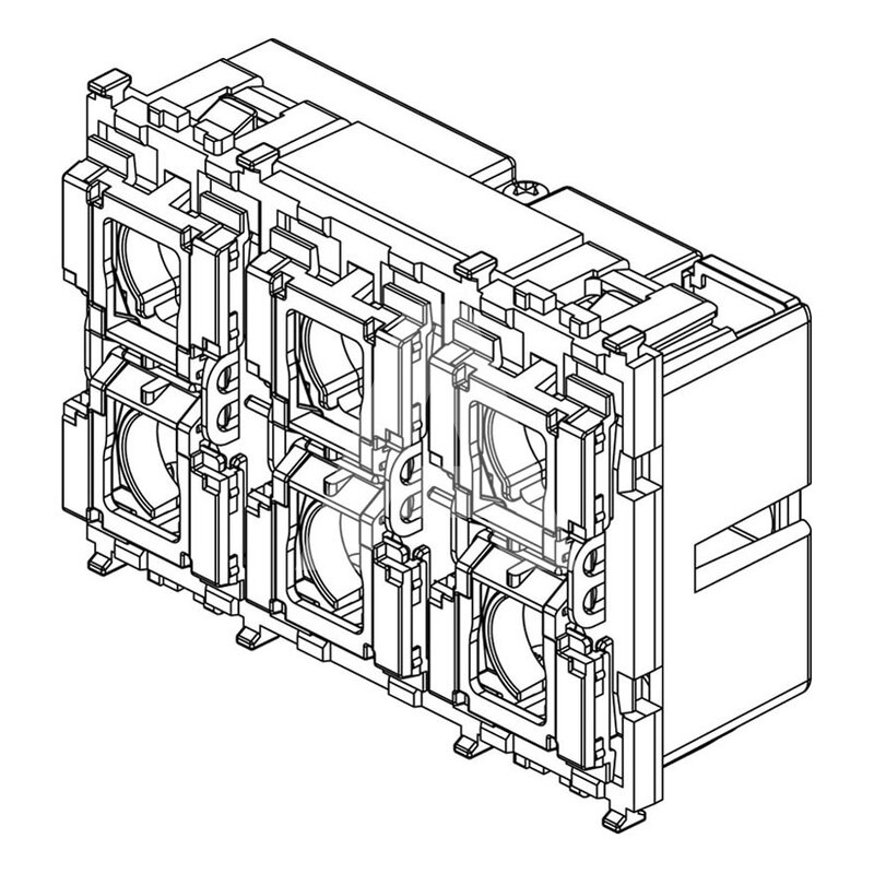 6-przyciskowe sterowanie KNX, 01585 - schemat