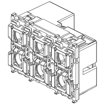 6-przyciskowe sterowanie KNX, 01587 - schemat