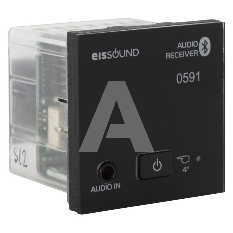 Odbiornik Bluetooth, montowany w ścianę, biały z głośnikami 5'', 52959