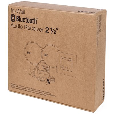 Odbiornik Bluetooth, montowany w ścianę, biały z głośnikami 2,5'', 52908