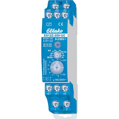 Przekaźnik bistabilny 2xNO, 8-230 V AC/DC, ES12Z-200-UC