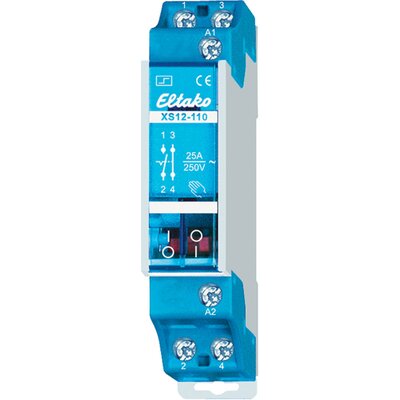 Przekaźnik bistabilny 1xNO + 1xNC, 230 V AC, XS12-110-230V
