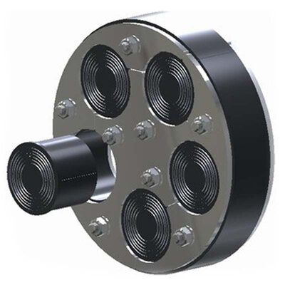 Wkład uszczelniający dzielony dla przepustu 125mm i 6 kabli (4-25mm)