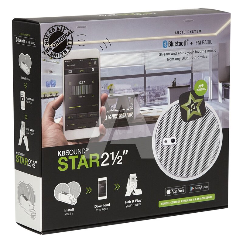 Zestaw radiowy do zabudowy, KBSOUND STAR 2,5'', 50804

