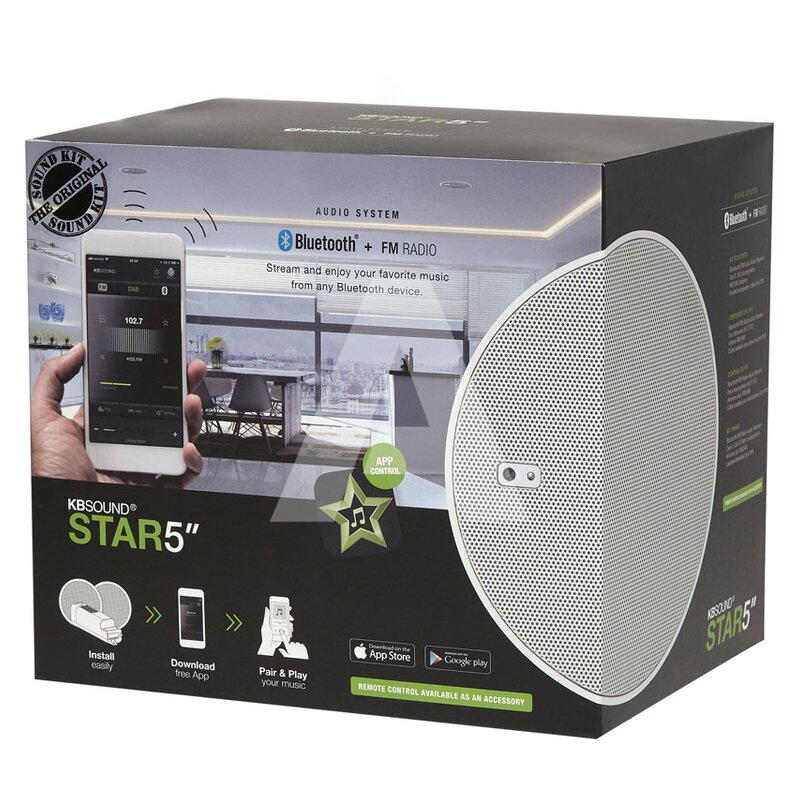 Zestaw radiowy do zabudowy, KBSOUND STAR 5'', 50805

