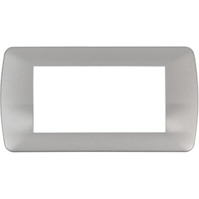Ramka zewnętrzna do jednostki sterującej zestawu Premium, szare aluminium, 49181