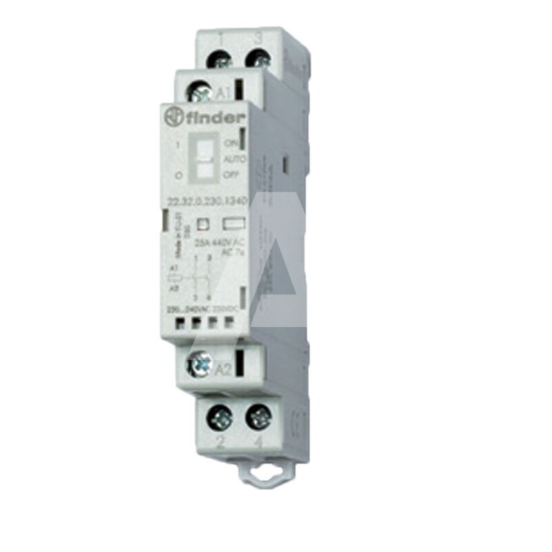 Stycznik instalacyjny 120 V DC/AC, 1xNO + 1xNC, mechaniczny wskaźnik zadziałania + LED, 22.32.0.120.1520