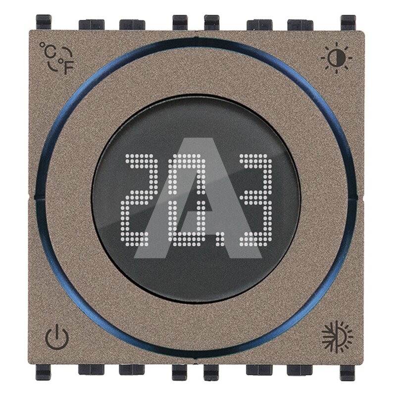 Termostat kołowy 2M 100-240V metal