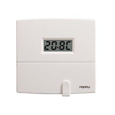 Cyfrowy termostat pokojowy, dla przestrzeni publicznej, z wyświetlaczem LCD 2” 1/3, zasilanie 230 V AC, 1TP TE532B