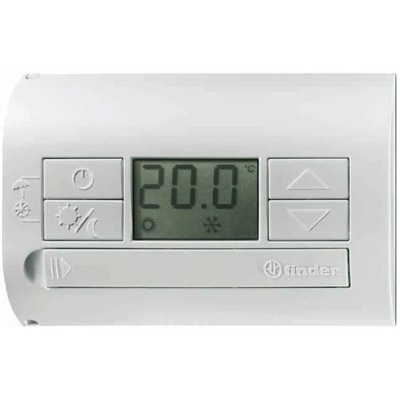 Cyfrowy termostat pokojowy, z wyświetlaczem, zasilanie 3 V DC, 1T.31