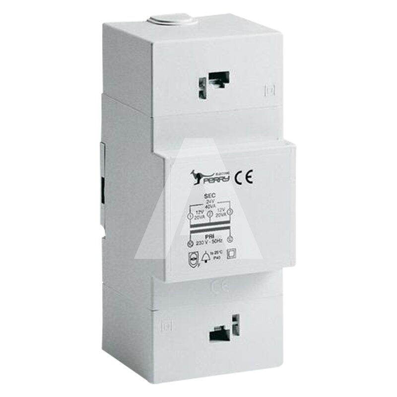 Transformator modułowy 40 VA, praca przerywana, wyjścia 12-12-24 V, 1TDTR01435/N