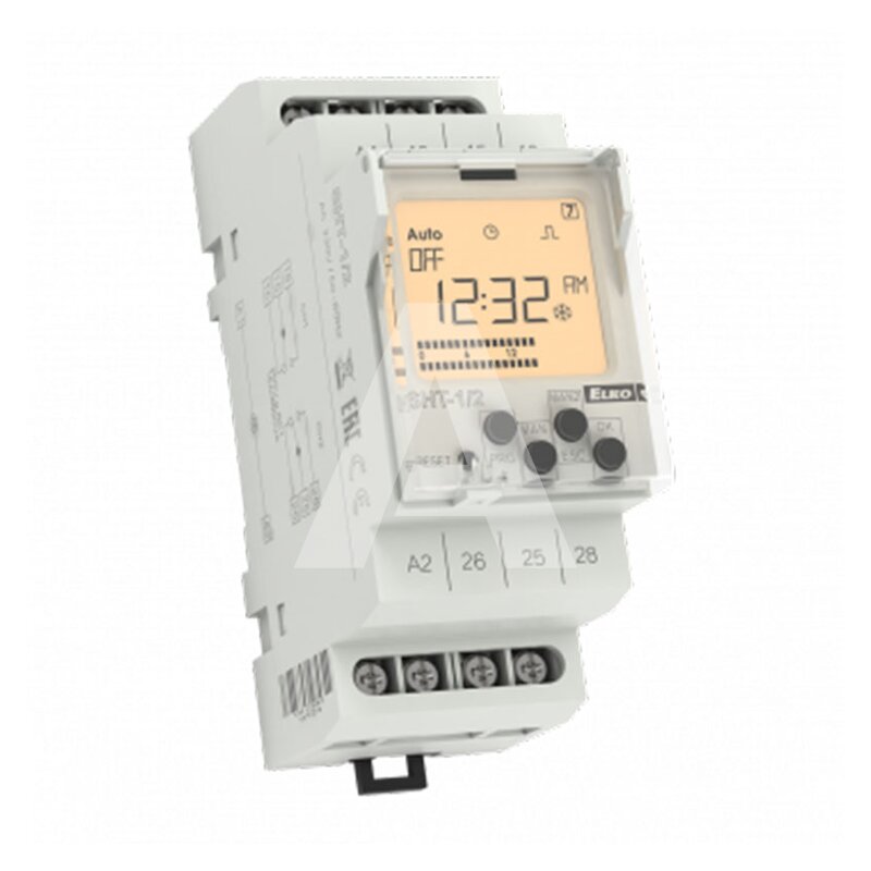 Zegar sterujący, cyfrowy,  dzienny/tygodniowy, 2 styki 16A, 230 V AC, SHT-1/2 230 V, 8595188130400 