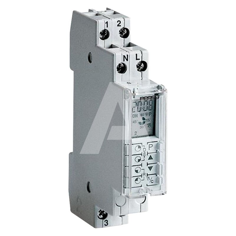 Zegar sterujący, cyfrowy dzienny z automatyczną zmianą czasu, szerokość 1 DIN, 1IO 1070