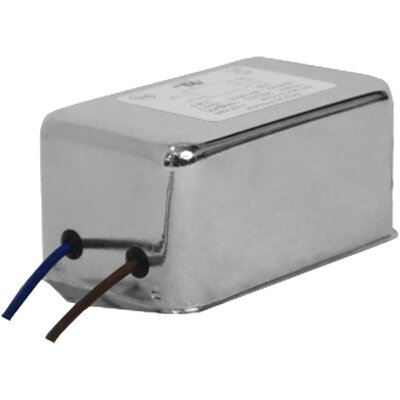 Filtr 1-fazowy zasilania wysokiej wydajności, 2-stopniowy, 120 - 250 V AC, 20 A, montaż kołnierzowy, 50/60 Hz, DSC2000-10-0-QD