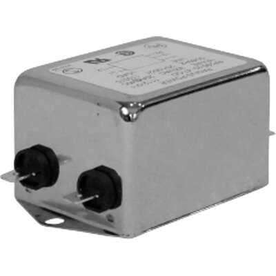 Filtr zasilania wysokiej wydajności, 2-stopniowy, 120 - 250 V AC, 3,5 A, montaż kołnierzowy, RP230-3.5-10-W