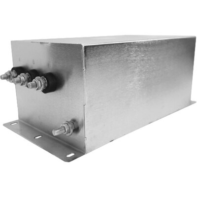 Wysokonapięciowy trójfazowy filtr zasilania, 480 V AC, 15 A, 3,1 mA @ 480 V, 60 Hz, montaż kołnierzowy, 50/60 Hz, 3BH15D F