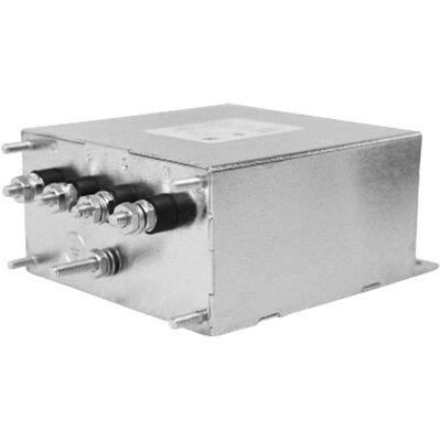 Filtr 3-fazowy liniowy SCR, 250/440 V AC, 20 A, 1,6 mA @ 250 V, 50 Hz, montaż kołnierzowy, 50/60 Hz, 3C20D