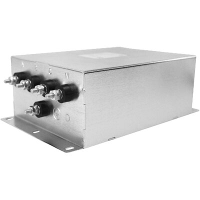 Filtr 3-fazowy π, 250/440 V AC, 30 A, 1,1 mA @ 250 V, 50 Hz, montaż kołnierzowy, 50/60 Hz, 3L30